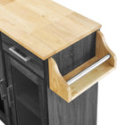 Modway Cuisine Kitchen Cart - Charcoal Natural-10