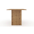 Manhattan Comfort Nomad 67.91" Modern Dining Table - Nature-Rustic Style Dining Table with Wood-Grain Details and H Base