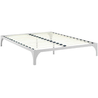 Modway Ollie King Bed Frame - Silver-Modern Platform Bed Frame