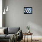 Gilmour D. Jersey Number Frame Maple Leafs - Framed Print - 16" x 20"-Ready to hang - arrives fully assembled