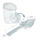 Azar - Contenant en PET - 8.5 po L x 13.75 po H - Transparent-4