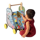 Manhattan Toy - Trieur de formes en bois Wildwoods Owl-Roues en bois avec jantes en plastique