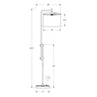 Monarch Specialties - Luminaire - 63 po H Lampadaire - Métal En Laiton - Abat-Jour Ivoire / Crème - Contemporain-Fabriqué avec des matériaux de haute qualité pour une plus grande longévité, cet éclairage tendance est assorti d'une garantie limitée de 2 ans contre tout défaut, pour votre confort et votre satisfaction