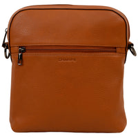 CHAMPS - Collection Onyx Sac à caméra en cuir - Brun-CHAMPS Onyx Collection