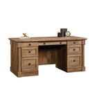 Sauder Palladia Executive Desk, Vintage Oak-Executive Desk