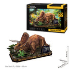 National Geographic 3D Puzzle Triceratops-Immersive and educational experience perfect for dinosaur enthusiasts of all ages