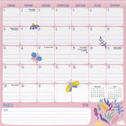 DateWorks 2026 16-Month Family Magnetic Wall Calendar - 12" x 12" - English-16 tear-off monthly pages with notes section for September 2024 to December 2025