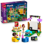LEGO 42642 Friends Friendship Movie Night Kids Toy-Backyard movie magic: Kids 6 years old and up create the ultimate friendship movie night with working projector, screen, and accessories for pretend play adventures