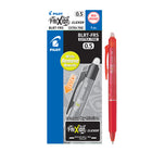 Pilot Frixion Clicker Erasable Gel Ink Pens, Roller Ball Point, Retractable, Refillable, 0.5mm, Red, 12 Pack (BLRT-FR5-RD)-Erasable roller ball pen