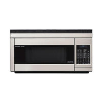 Sharp Carousel 1.1 cu. ft. Over-the-Range Microwave Oven - Stainless Steel-SHARP Carousel Convection Over-the-Range Microwave Oven bakes, roasts, grills 