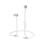 Sharper Image Rechargeable Wireless Earbuds with Microphone - Silver (SBT533SL)-High-definition wireless stereo sound