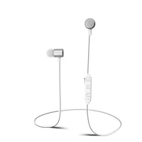 Sharper Image Rechargeable Wireless Earbuds with Microphone - Silver (SBT533SL)-High-definition wireless stereo sound