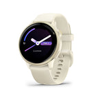 Garmin vivoactive 6 Smartwatch - Lunar Gold with Bone Band-BODY BATTERY ENERGY MONITORING - See your energy levels throughout the day, so you’ll know when your body is charged up and ready for activity or drained and needing to recharge with restful sleep. And get even more details and personal insights on how sleep, naps, daily activities and high stress specifically impact your energy.