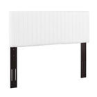 Modway Keira Faux Leather King/California King Headboard - White-Contemporary Modern Headboard