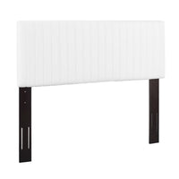 Modway Keira Faux Leather King/California King Headboard - White-Contemporary Modern Headboard