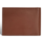 Champs Onyx Leather Bi-Fold Clip Wallet - Brown-RFID Lining