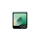 Samsung - Galaxy Z Flip6 - 256 Go - Menthe - Bell et Virgin Plus-Restez connecté, même lorsque votre téléphone est fermé. Effectuez des tâches simples, envoyez des messages texte et obtenez des suggestions de réponse rapide dans la fenêtre Flex