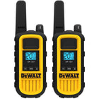 DEWALT - DXFRS300 Talkie-walkie GMRS robuste avec oreillettes de surveillance - lot de 4-VOX Transmission activée par la voix