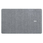 General Supply Goods + Co - Tapis de souris en tissu / suède avec chargeur Qi - Bleu Marin-Compatibles avec appareils et accessoires certifiés à la norme Qi