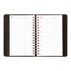 Brownline 2026 Essential Daily Planner - 8" x 5" - Black - English-Each page has 3 blocks for reminder notes and calls