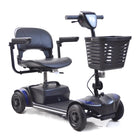 Journey Adventure Power Scooter - Blue-Stable 4-wheel mobility scooter design supports confident everyday transportation