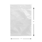 KL Rubber Resealable Polyethylene Bag with Hang Hole - 2 Mil - 6" x 10” - 1000 Pack-Approved for direct food contact — ideal for meats, produce, and dry goods