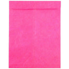 JAM Paper - Enveloppes lisses en Tyvek avec ouverture au sommet pour catalogues, 10 x 13 po, rose fuchsia, 100 par paquet-Rose fuchsia