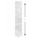 KL Rubber - Sac refermable en polyéthylène avec trou de suspension - 2 Mil - 2,25 x 12 po - paquet de 1000-Approuvé pour le contact direct avec les aliments