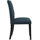 Modway Duchess Fabric Dining Chair - Azure - 2 Pack-Non-Marking Foot Caps