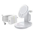 OtterBox 7.5 W 3-in-1 Charging Station with MagSafe - White-Designed for seamless interaction with MagSafe technology