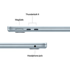 Apple MacBook Air 13" - M4 Chip - 256 GB SSD - 16 GB Unified Memory - Sky Blue - English-Look And Sound Your Best - Everything looks and sounds amazing with a 12MP Center Stage camera, three mics and four speakers with Spatial Audio