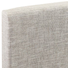 Modway Taylor Upholstered Linen Fabric King and California King Headboard - Beige-Fiberboard and Plywood Frame