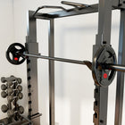 Soozier 2 x 22 lb Weight Plates Set - 2-Inch Barbell Weights Set-Thick PVC cover protects floors, resists odours 