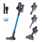 Panni S1 3-in-1 Cordless Self-Standing Stick Vacuum - Blue-Self-Standing Design. The vacuum locks into an upright position for temporary unattended use.