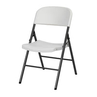 TygerClaw - Chaise pliante en plastique robuste avec pieds antidérapants-Cadre en acier renforcé soutenant jusqu'à 180 kg par chaise en toute sécurité