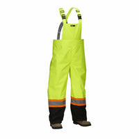 Forcefield Rain Overalls - Lime - X-Large-100% polyester oxford, polyurethane coated