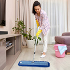 Gritt Commercial All-In-One 48” Microfiber Dust Mop Set with 72" Telescopic Handle-Handle Material: Aluminum 