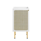 Modway Chaucer 18" Bathroom Vanity Cabinet - White-9