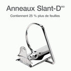 Cardinal® - Reliure XtraLife ClearVue verrouillable à anneaux en «D», blanche, 2 po-Contenu recyclé de 55 %; post-consommation de 52 %    