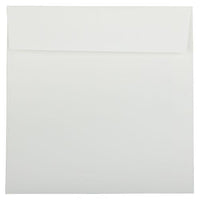 JAM Paper Square Strathmore Invitation Envelopes - 8.5" x 8.5" - Bright White Wove - 50 Pack (900858534i)-Strathmore Bright White Wove Square Envelopes
