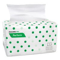 Cascades PRO Perform 1-Ply Interfold Napkins for Tandem  - White - 32 Packs of 188-Maximum performance in a user friendly packaging