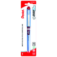 Pentel EnerGel Needle-Tip Gel Stick Pens – 0.5 mm – Red-The vivid, super-smooth liquid gel ink dries quickly without smearing