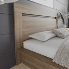 Nexera - Tête de Lit Queen Malibu en Chêne Brun-9