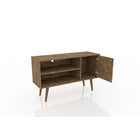 Manhattan Comfort Liberty 42.52" TV Stand, Rustic Brown (212BMC9)-Recommended for a 32" -46" TV.