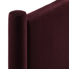 Modway Rael Performance Velvet Queen Headboard - Mulberry-5