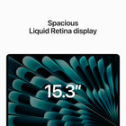 Apple 15.3" MacBook Air - M2 Chip - 256 GB SSD - 8 GB Unified Memory - Silver - English-Go all day working on demanding tasks with up to 18 hours of battery life