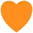 JAM Paper - Rouleaux d'étiquettes standard - en forme de cœur - 1 1/8 x 1 1/8 - orange fluo - 125 étiquettes/rouleau-Taille : en forme de cœur (1 1/8 x 1 1/8 pouces) | Les étiquettes imprimables sont faciles à créer et à personnaliser.