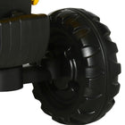 Aosom Kids Pedal Ride-On Excavator with Manual Control Bucket - Yellow-Forward and backward pedal 