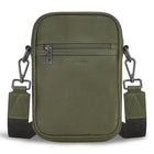 Champs Onyx Leather Vertical Cross-Body Bag - Khaki-CHAMPS Onyx Collection Vertical Crossbody bag