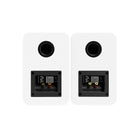 Kanto YUP4W Haut-parleurs d'étagère passifs de 4 po avec tweeter à dôme en soie de 1 po et woofer en kevlar de 4 po - Blanc-Puissance admissible de 70W par haut-parleur